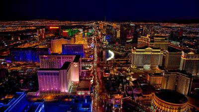 Las Vegas night time skyline