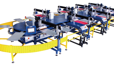Adelco Ellipse Oval Modular Screen Printing Machine
