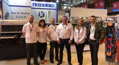 The Adelco team at Printwear and Promotion Live 2017