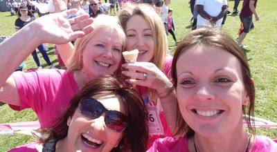 Pretty mudder, Adelco girls, cancer research 2017