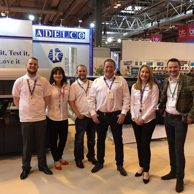 The Adelco team at Printwear and Promotion Live 2017