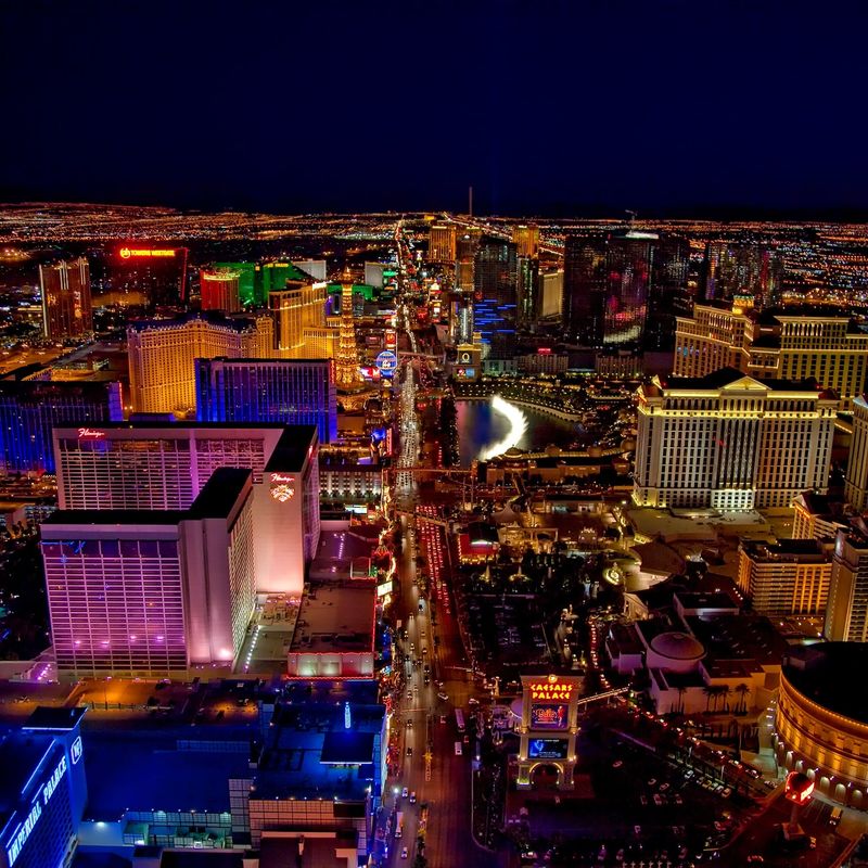 Las Vegas night time skyline