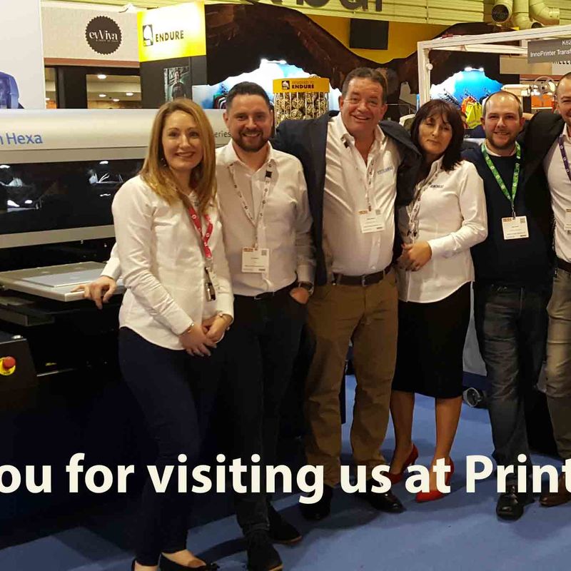 Adelco Team Photo at Printwear 18 NEC Birmingham