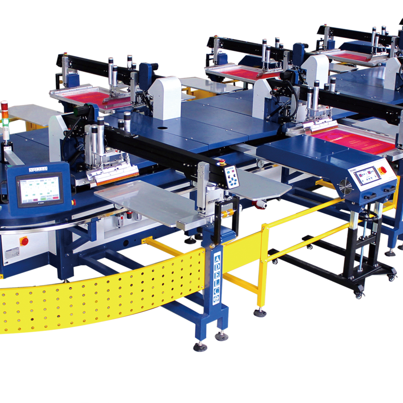 Adelco Ellipse Oval Modular Screen Printing Machine