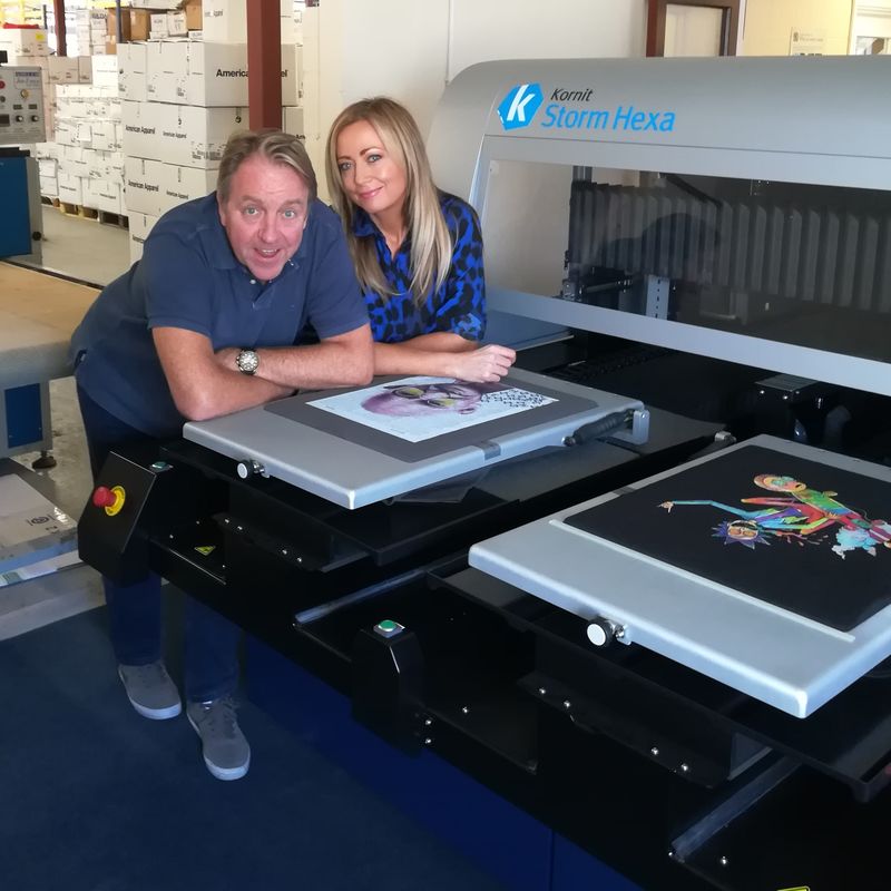 Graham and Siobhan at Retro Activewear