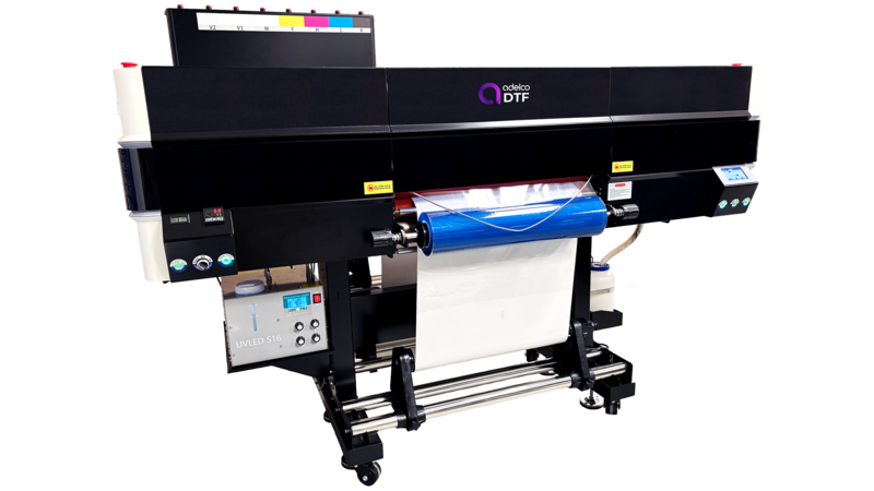 Double sided UV DTF.