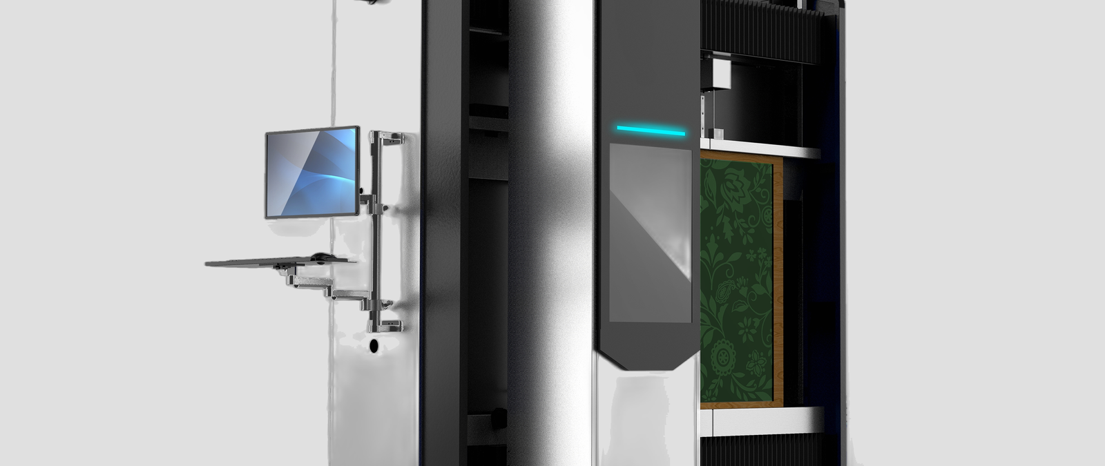 Adelco Laser V CTS system, close-up detail
