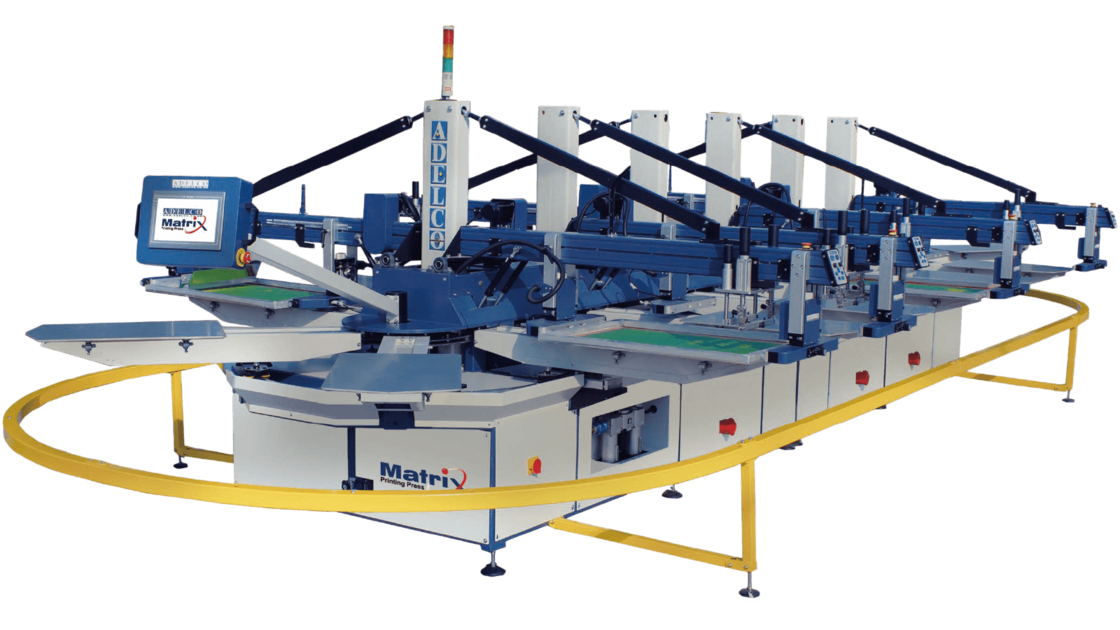 Adelco Matrix Oval Textile Screen Printer