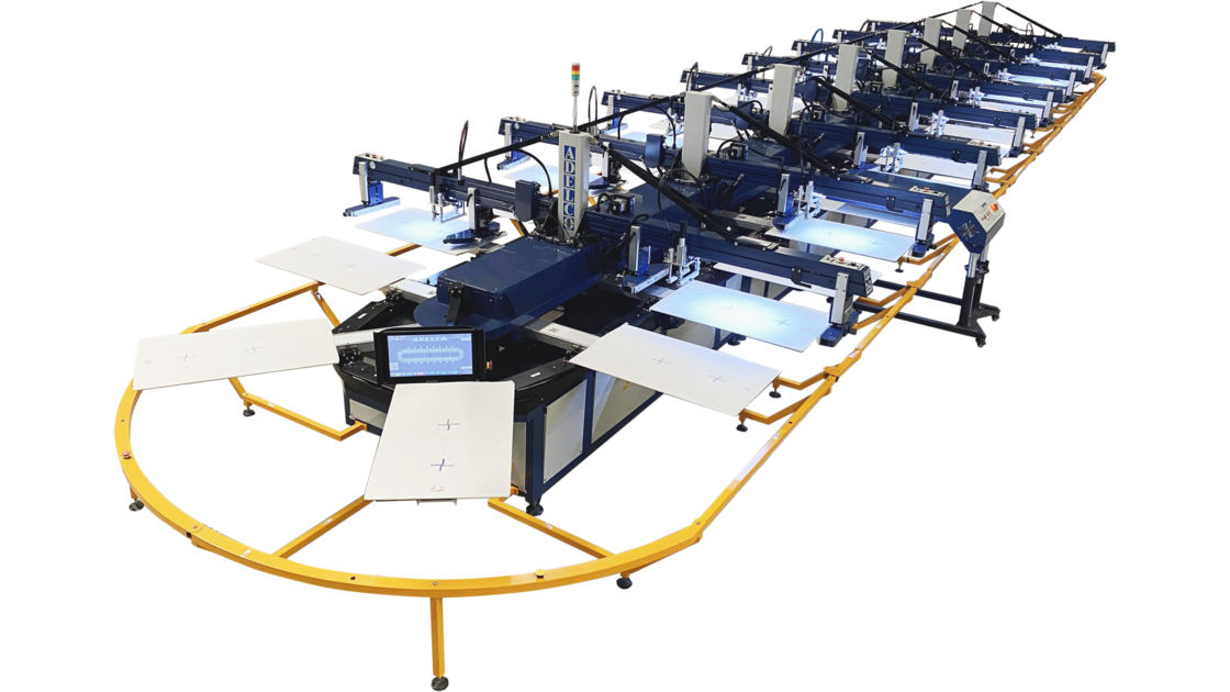 Adelco Matrix Oval Textile Screen Printer